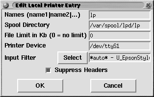 edit a printtool entry