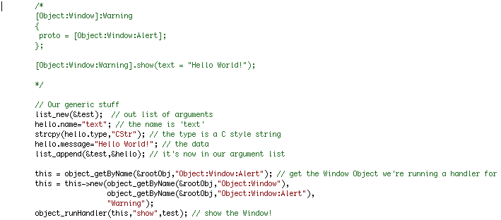 Example App Code